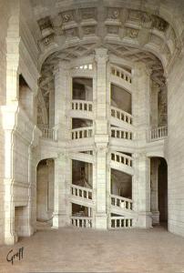 Les Chateaux de la Loire - Grand Spiral Staircase - France