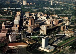 Aerial View, Texas Medical Center Houston TX Postcard L59