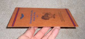 1941 ORLANDO AIR BASE FORCE THANKSGIVING DINNER MENU 26TH SQUADRON FLORIDA FL