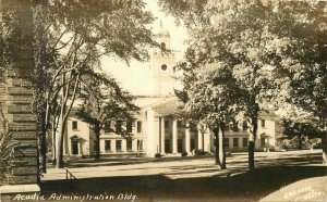 Nova Scotia Canada Wolfville 1920s Acadia University RPPC Photo Postcard 21-6389