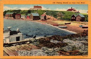 Massachusetts Cape Cod Fishing Smacks 1952 Curteich
