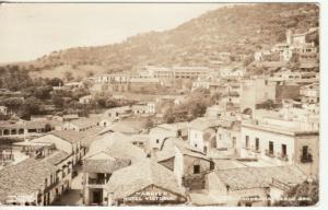 MEXICO   TAXCO, GRO above HOTEL VICTORIA  RPPC postcard