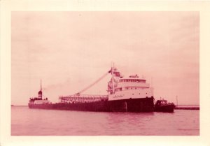 J56/ Snapshot Photograph Photo c1940s Great Lakes Ship Harris N Snyder 54