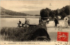 CPA GÉRARDMER Le Lac vu de la Roche du Lac (402434)