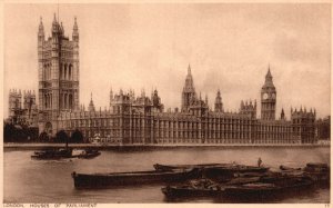 Vintage Postcard 1910's House Of Parliament London UK