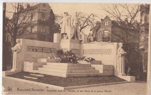 B79820 molenbeek bruxelles belgium  monument erige en l honneur front/back image