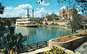 Walt Disney World Florida Cruising The Rivers Of America Chrome Postcard 02.96