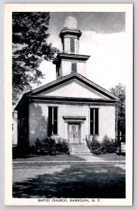 Randolph NY Baptist Church New York Postcard C38