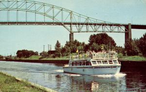 Canada - Ontario. International Bridge, Soo Canal Canadian Locks