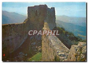 Modern Postcard Chateau de Montsegur Ramparts