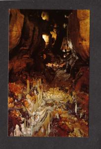 OH Crystal Sea Ohio Cave Caves Caverns nr West Liberty Postcard Minerals