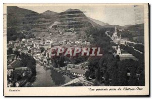 Old Postcard Lourdes du Chateau General view taken Fort