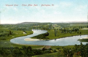 VT - Burlington. Ethan Allen Park. Winooski River from the Pinnacle