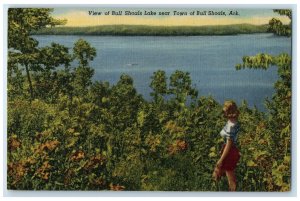 c1930's View of Bull Shoals Lake Near Town of Bull Shoals Arkansas AR Postcard