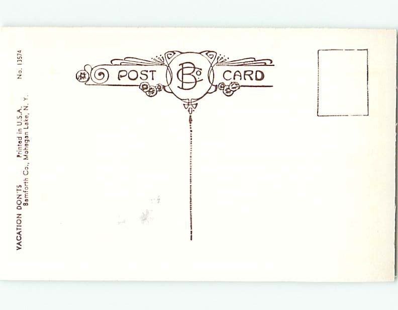 Bamforth foreign risque BALD MAN WITH THREE SEXY GIRLS AT THE BEACH HL9811@