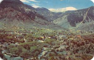 Manitou Springs Colorado Birdseye View Of City Vintage Postcard K62547
