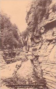 New York Ausable Chasm Hells Gate In Famous Ausable Chasm Artvue