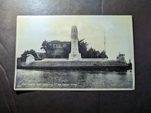 Mint British India RPPC Postcard Port Tewfik War Memorial of the Indian Army