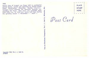 Postcard FACTORY SCENE Clewiston Florida FL AU6952