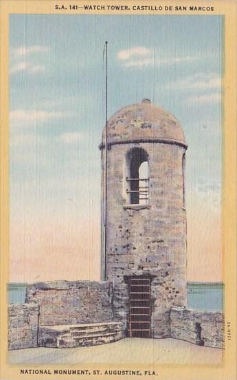 Florida Saint Augustine Watch Tower Castillo De San Marcos National Monument