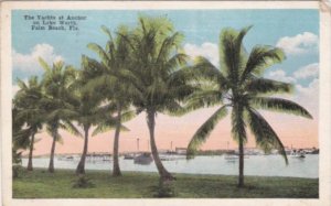 Florida Palm Beach Yachts At Anchor On Lake Worth