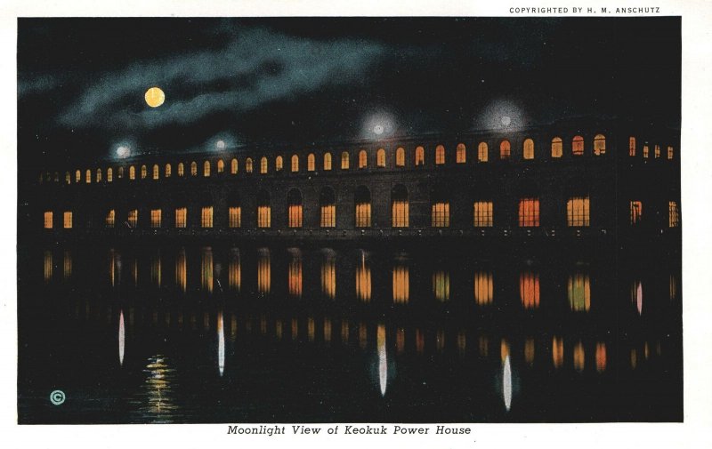 SOFT PICTURE CARDS GENERATOR ROOM & KEOKUK POWER HOUSE DULUTH MINNESOTA