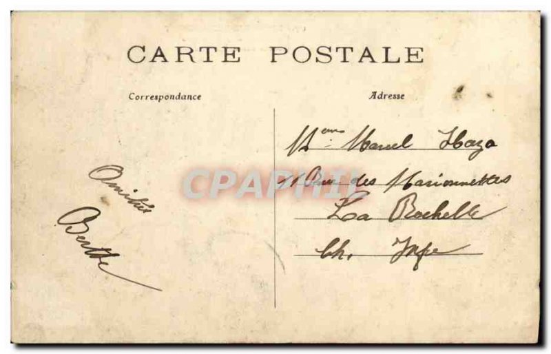 Old Postcard Boulogne Billancourt Floods submerged Jnvier 1910 A Street