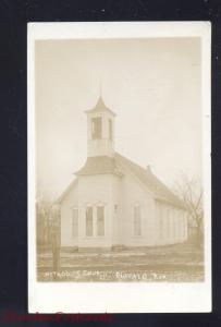 RPPC BUFFALO KANSAS METHODIST EPISCOPAL CHURCH VINTAGE REAL PHOTO POSTCARD