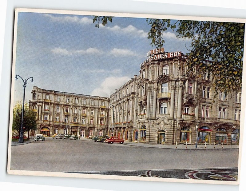 Postcard Hotel Der Nassauer Hof Wiesbaden Germany