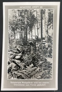 Mint Germany Real Picture Postcard Infantry Camouflage WW2