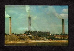 ON Copper Cliff Smelter Plant Nickle Co Sudbury Ontario Canada Carte Postale PC