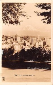 Birds Eye View - Seattle, Washington WA Postcard