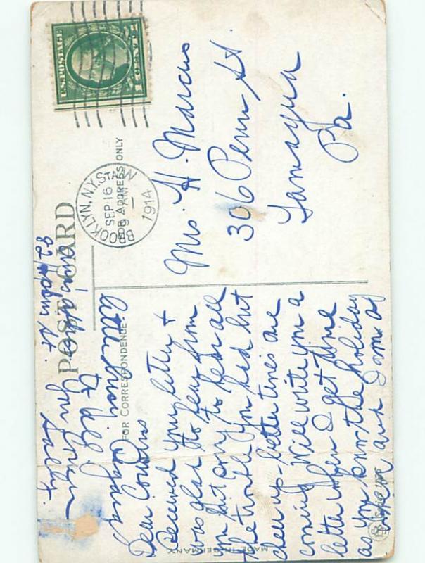 Divided-Back ROMANTIC COUPLE Great Postcard AA7572