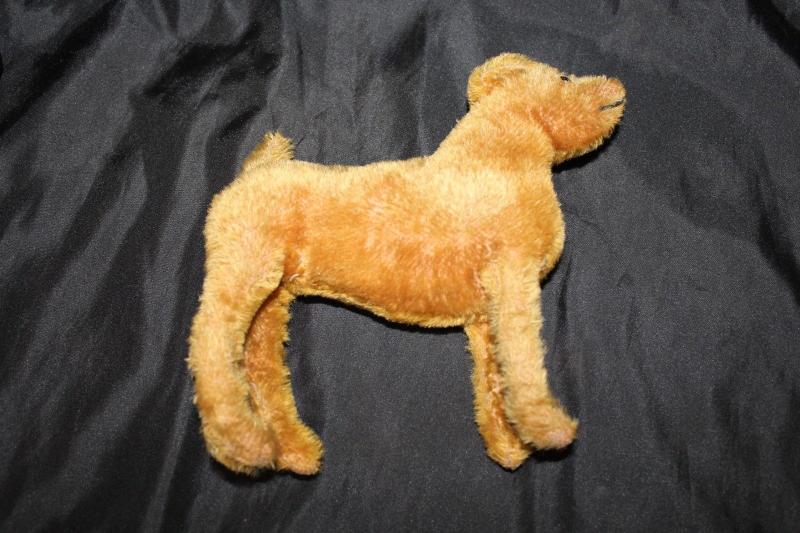 Antique Vintage Mohair Irish Terrier Gwen Steiff? Stuffed Toy Dog Missing Button