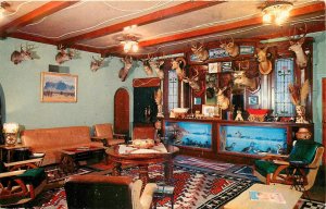 1950 Mesa Arizona Sliger's Buckhorn Baths Interior Petley  Postcard 25-3205