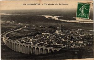 CPA St-Satur - Vue générale prise de Sancerre (692414)