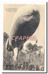 Military Camp Souge Old Postcard sausage (airship zeppelin militaria) TOP