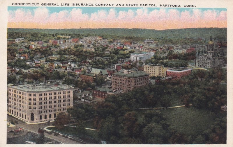 HARTFORD, Connecticut, 1910-1920s; Connecticut General Life Insurance Company