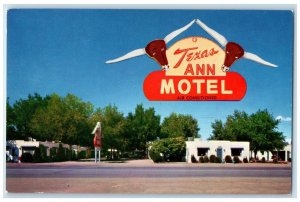 c1950's Texas Inn Motel Roadside Albuquerque New Mexico NM Vintage Postcard