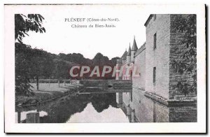 Old Postcard Chateau De Pleneuf While Sitting