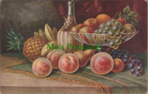 Food & Drink Art Postcard - Fruit and Wine   Ref.RS34297