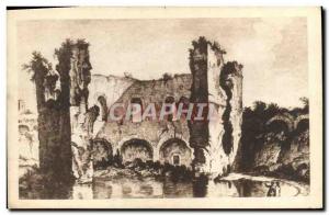 Old Postcard Pozzuoli Tempio di Glunone presso il lago d & # 39Averno