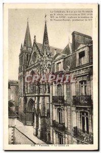 Old Postcard Vannes La Cathedrale