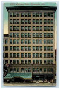 1914 Dyckman Hotel Minneapolis Minnesota MN Posted Antique Postcard