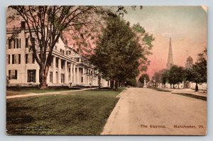 Hand Colored  The Equinox  Manchester  Vermont   Postcard