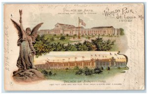 1904 Palace of Arts Agriculture World's Fair St. Louis MO Multiview Postcard