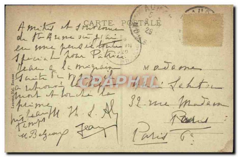 Postcard Old St Anne D & # 39auray Calvary