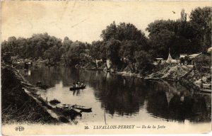 CPA Levallois Perret Ile de la Jatte (1311173)