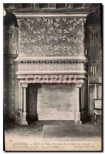 Postcard Old City of Amboise Hotel Cheminee the Boardroom