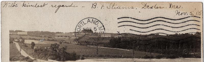 1905 RPPC Dexter ME Stone Bridge Silver Lake Milk Farm RARE REAL PHOTO Postcard